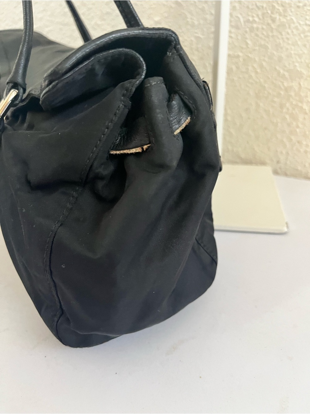 Prada nylon vintage pushlock shoulder bag - Picture 10 of 12